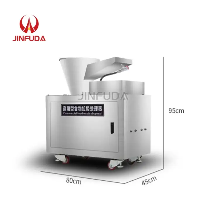 Food Waste To Fertilizer Equipment Restaurant Kitchen Organic Waste Composting Machine