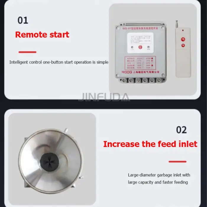 Food Waste To Fertilizer Equipment Restaurant Kitchen Organic Waste Composting Machine