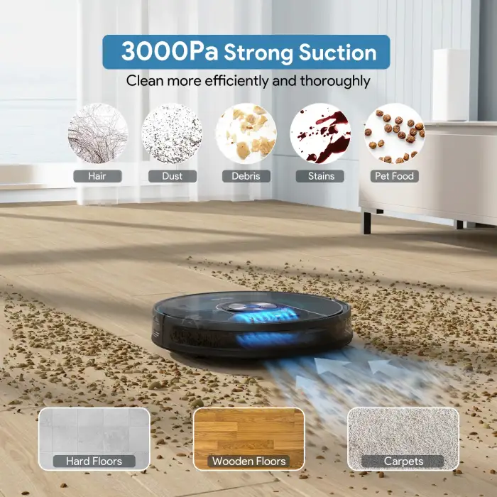 High-Quality Robot Vacuum Cleaner with Air Purifier