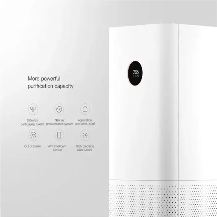 Original Xiaomi Mijia Air Purifier 4 Pro Smart OLED Display Air Cleaner Low Noise APP Control