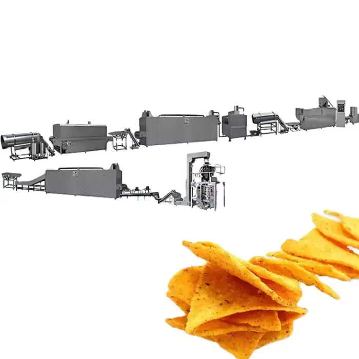 Hot Sale Automatic Food Machinery Corn Tortilla Machine Doritos Chips Machines Tortilla Production Line