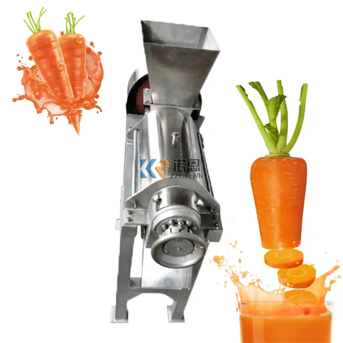 0.5t,h Electric Screw Fruit Vegetables Press Juicer Extractor Machine