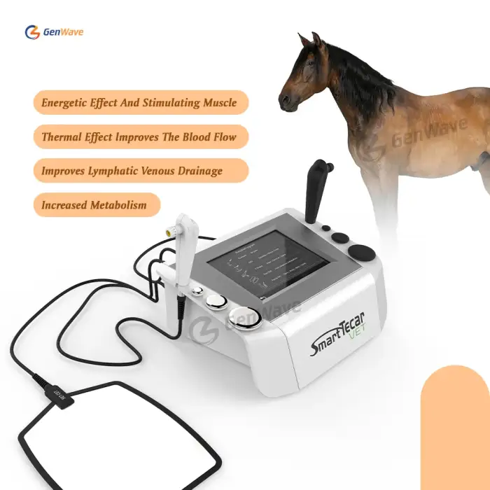 448khz Cet Ret Tecar Animal Diathermy Thermal Pain Relief Machine