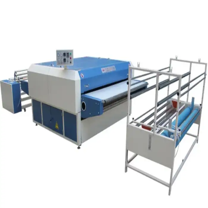 Fabric Heat Interlining Fusing Winding Machine