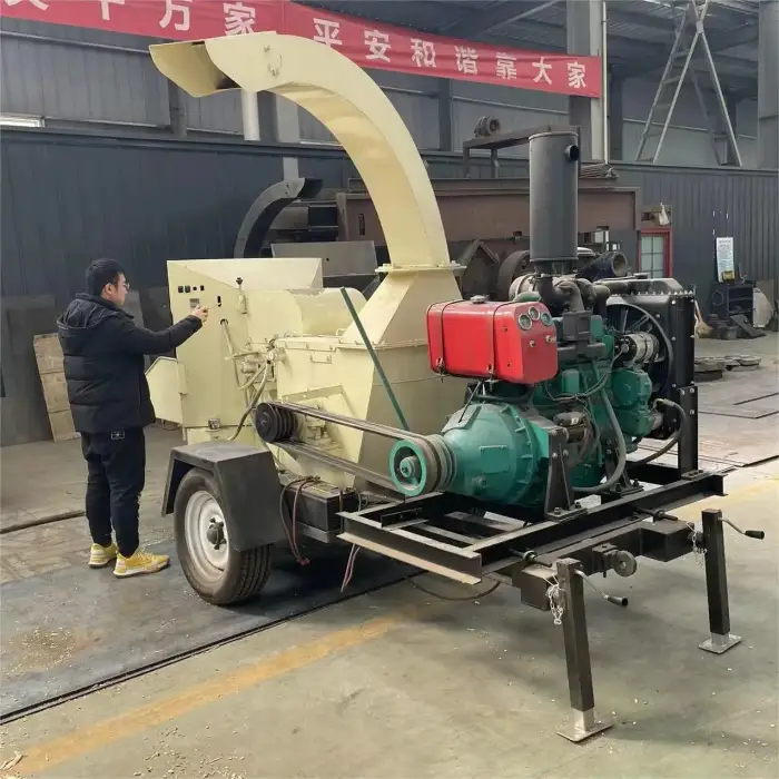 BLK6155 wood chipper crusher  mobile wood crusher wood crusher multifunctional