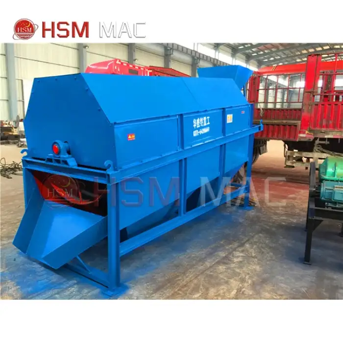 HSM High Capacity Rotary Trommel Compost Sifter For Carbon Production Lines Coal Ash