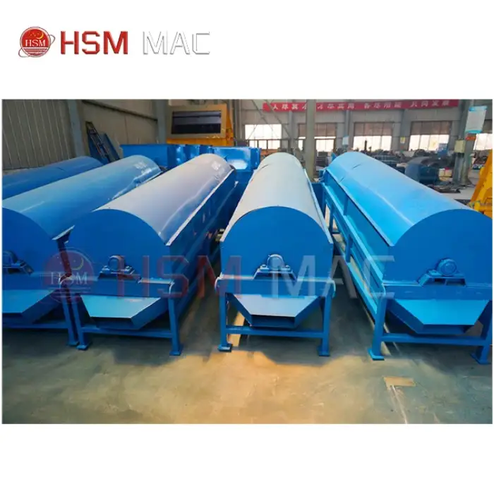 HSM High Capacity Rotary Trommel Compost Sifter For Carbon Production Lines Coal Ash