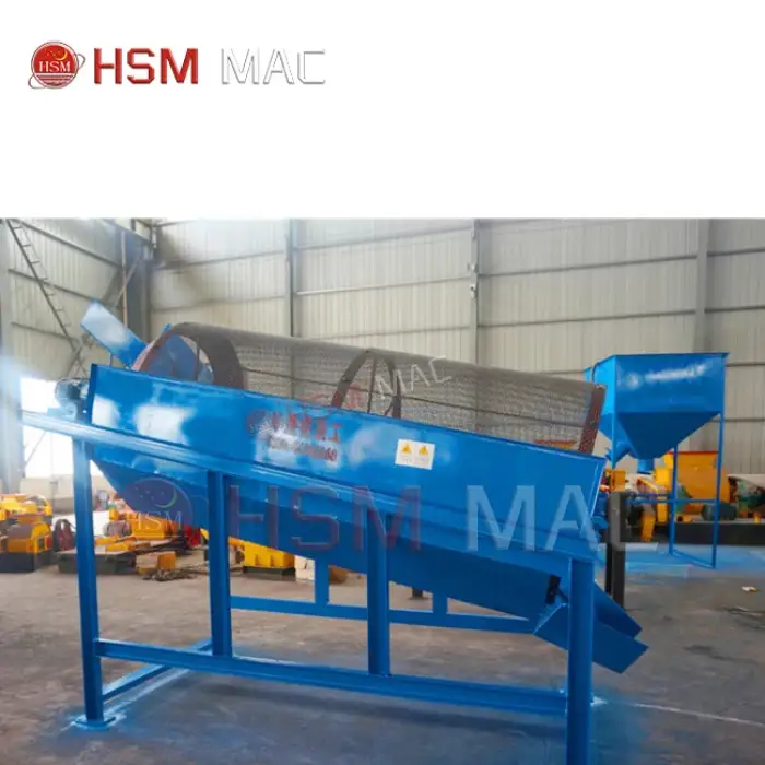 HSM High Capacity Rotary Trommel Compost Sifter For Carbon Production Lines Coal Ash