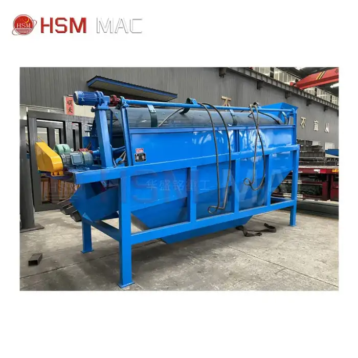 HSM High Capacity Rotary Trommel Compost Sifter For Carbon Production Lines Coal Ash