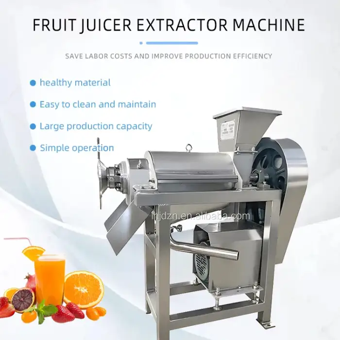 Commercial fruit screw press orange juicer extractor machine mango apple fruit juice making machine