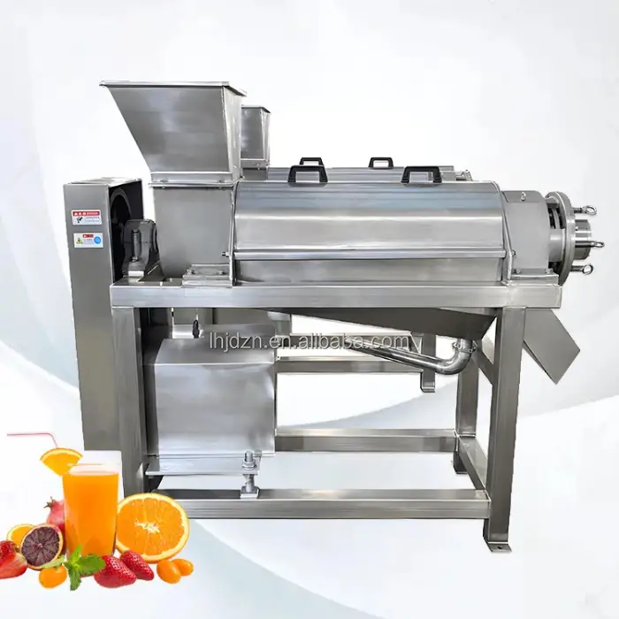 Commercial fruit screw press orange juicer extractor machine mango apple fruit juice making machine