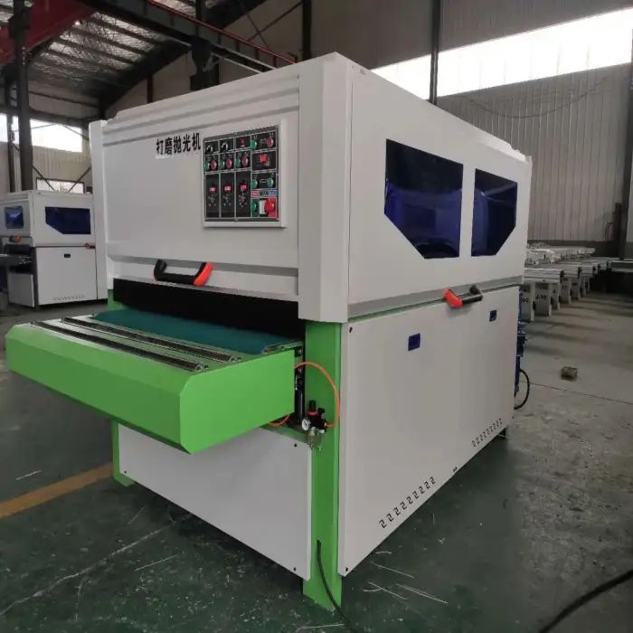 Industrial Woodwork Calibrate Wide Belt Sander Sanding Machine for Wood 11 Wooden Case New Product 2020 Provided Wood Material