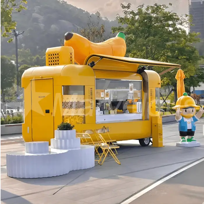 Outdoor Street Mobile Food Cart Mobile Food Truck