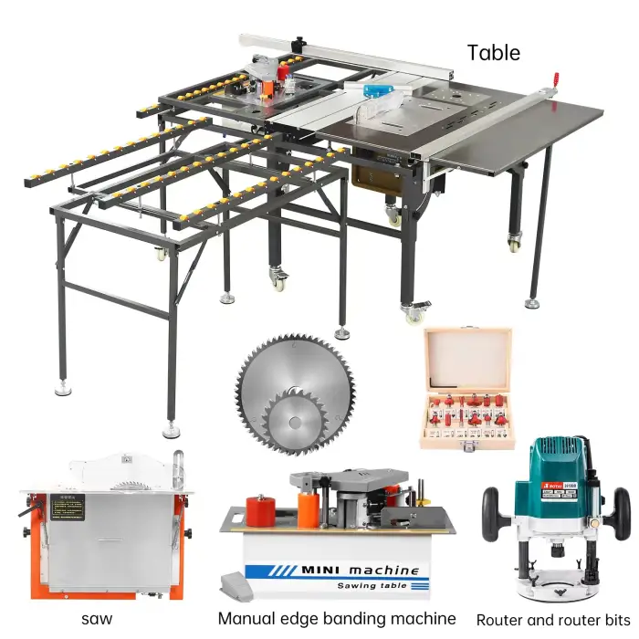 Wood Saw Sliding Table Saw For Woodworking Wood Table Saw Machine