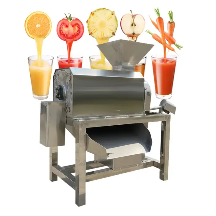 High Quality Screw Juice Extractor  Industrial Cold Press Juicer Fruit and Vegetable Ginger Juice Extractor Machine