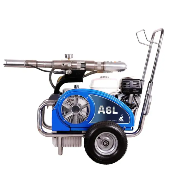 A6L  18L airless putty spray machine paint sprayer gasoline power