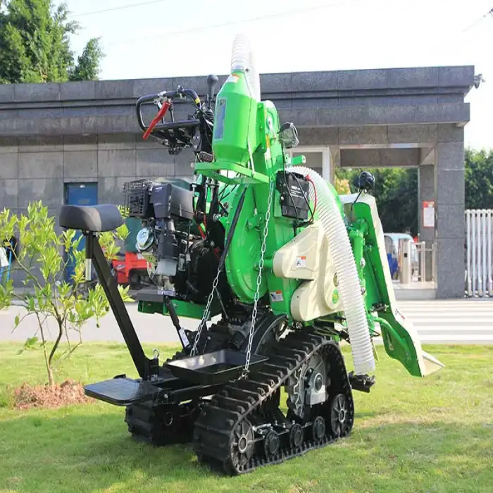 Mini Harvester independent developed 13HP Engine With CE Certification grain reaper