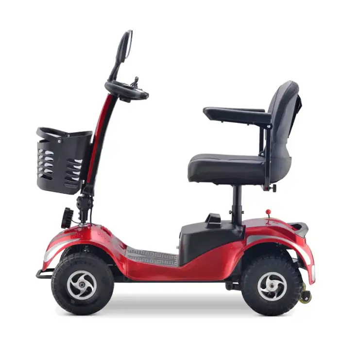 Travel 4 Wheels Elderly Electric Scooter Disabled Handicapped Folding Mobility Scooter For Seniors