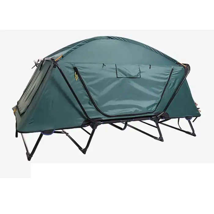 Two-in-one outdoor camping folding single tent