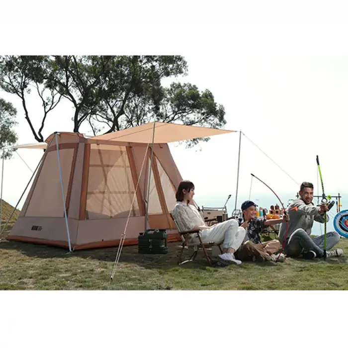 Exquisite Double  Durable Waterproof Portable Family Canvas Tent