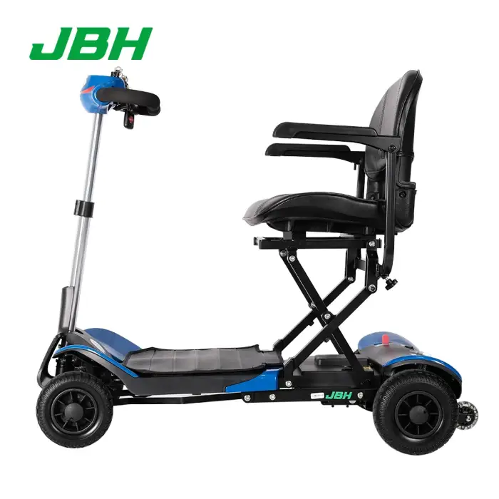 JBH FDB01 250W power  Four wheel auto foldable electric scooter for disability