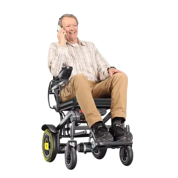 lightweight carton fiber water transfer electric wheelchair mobility scooter for handicapped elderly people