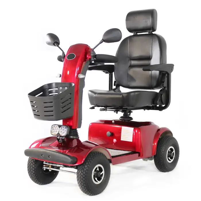 Mobility Scooters for Seniors and Adults Heavy Duty 4-Wheel Electric Powered Wheelchair Device with rear view mirror R4025