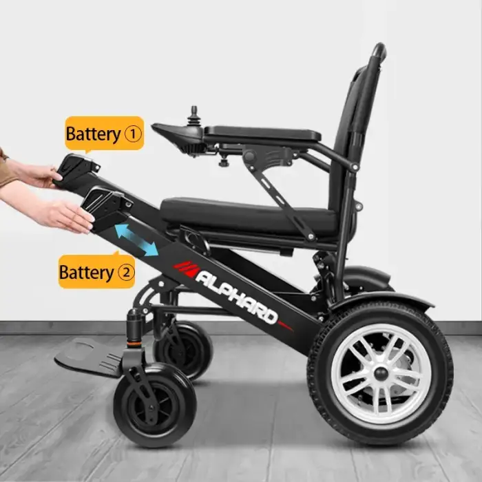 Folding Electric Mobility Scooter and Power Wheelchair Car Used Handicapped Motorized Wheel Chair for Disabled Adult