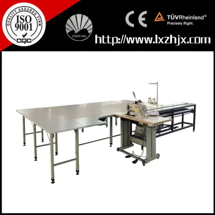 New Type Mattress  Blanket Quilt Production Line of bedding and covering QBBBJ-2000 Quilt Edge Trimming Sewing Machine