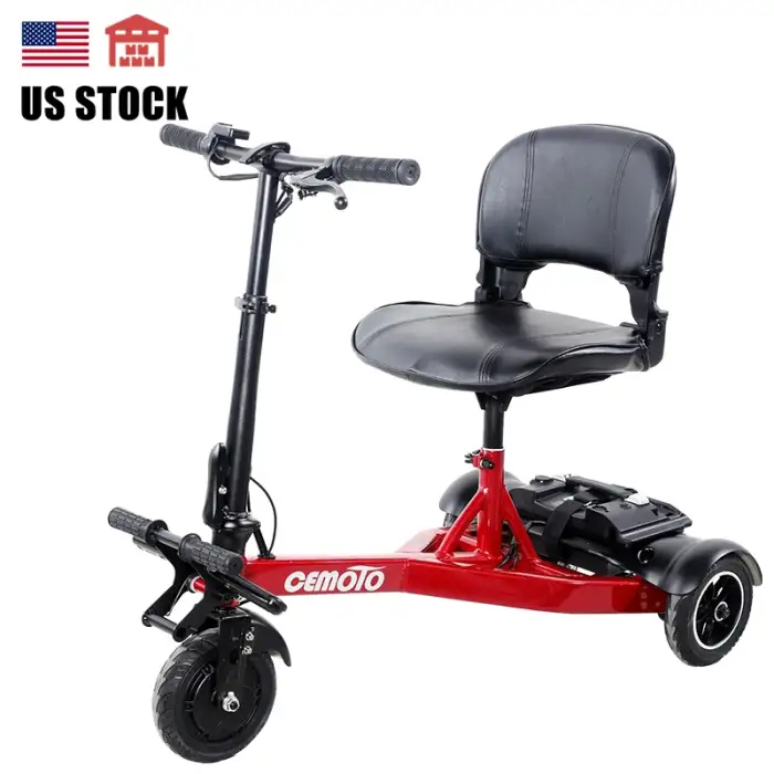 warehouse 36v 200W 3 wheel Long Range Adults Powered Disabled Scooter Handicapped Travel Mobility Scooter