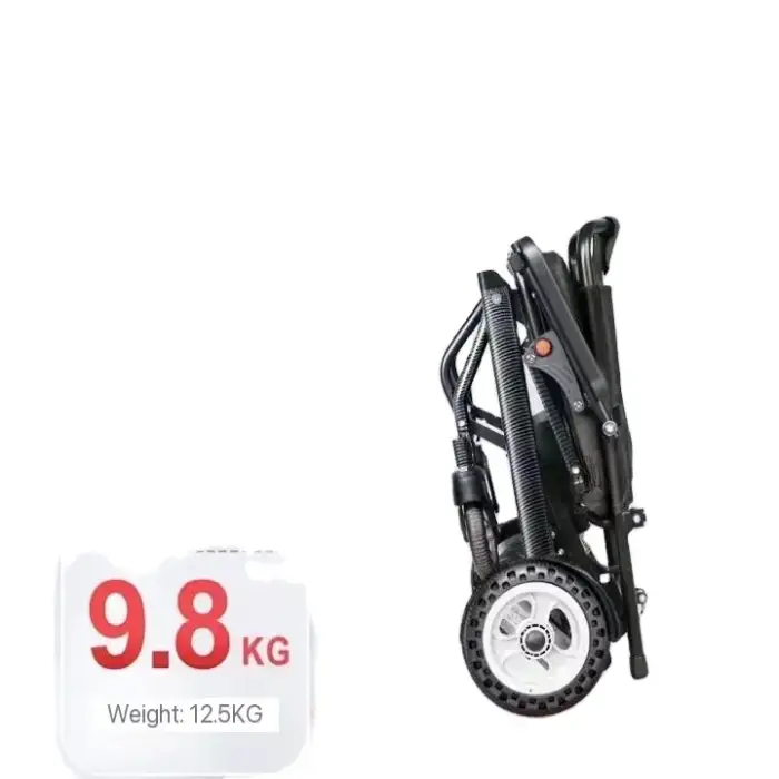 lightweight 9.8kg Electric Folding Handicapped Rehabilitation scooter for disabled smart wheelchair wheel chair electric bed