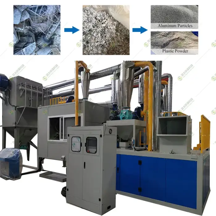 Full Automatic Aluminum Plastic Separate Recycling Machine