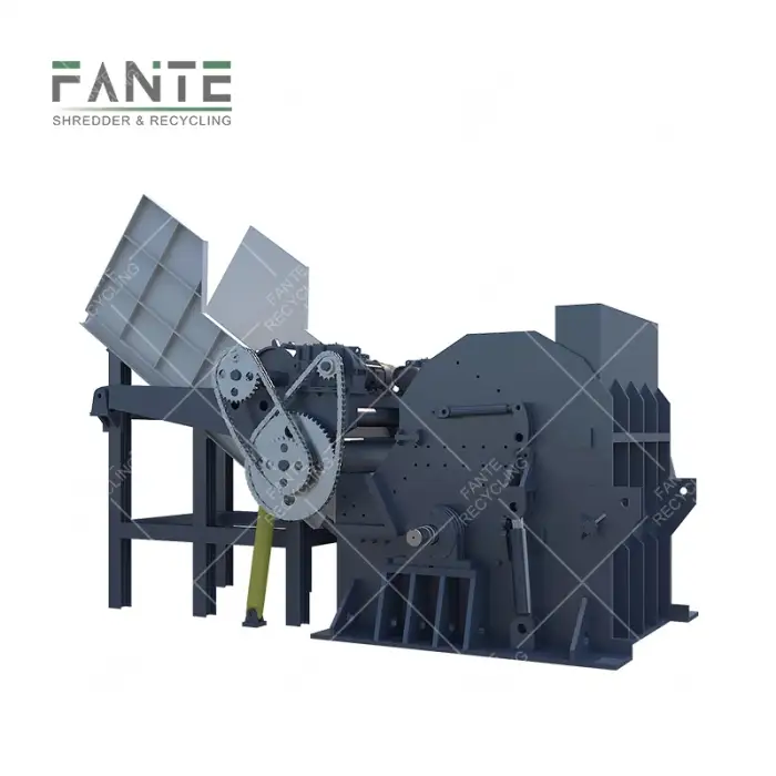 scrap metal hammer mill crusher metal crushing machine scrap metal crusher car shredder hammer