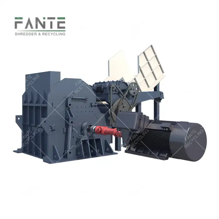 scrap metal hammer mill crusher metal crushing machine scrap metal crusher car shredder hammer