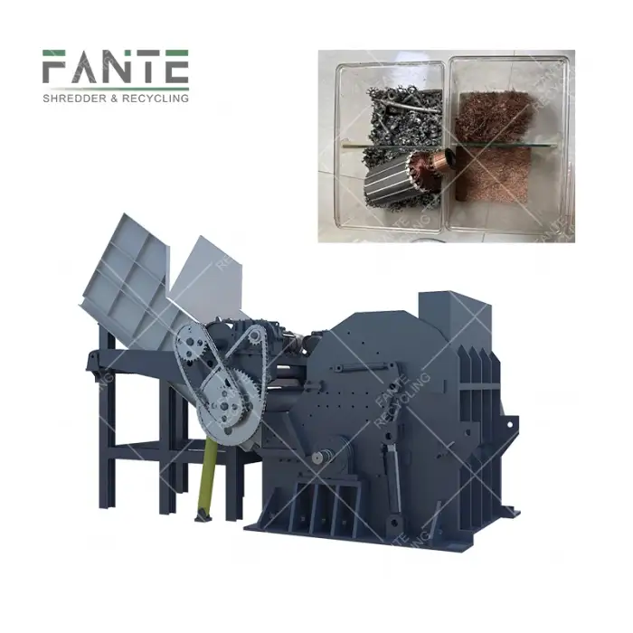 scrap metal hammer mill crusher metal crushing machine scrap metal crusher car shredder hammer