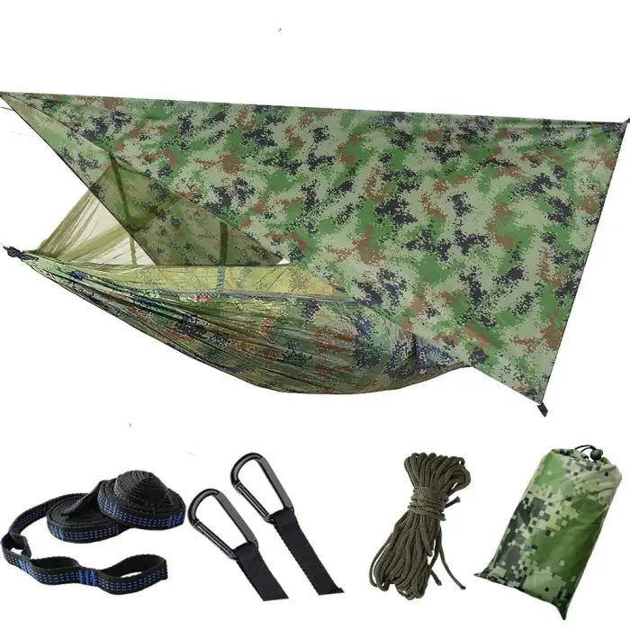 Camping Hammock with Pop Up Mosquito Net