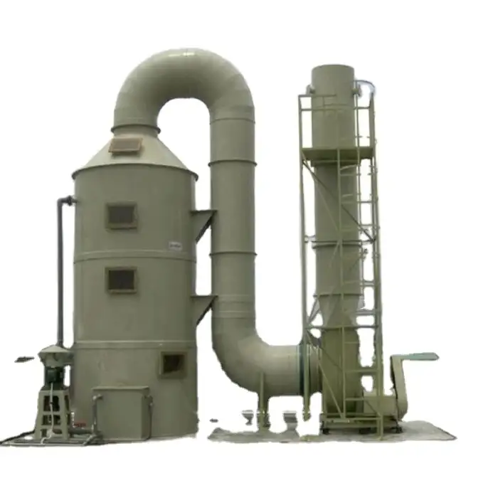 PP Industrial Flue Gas Purification Tower Exhaust Treatment Wet Scrubber