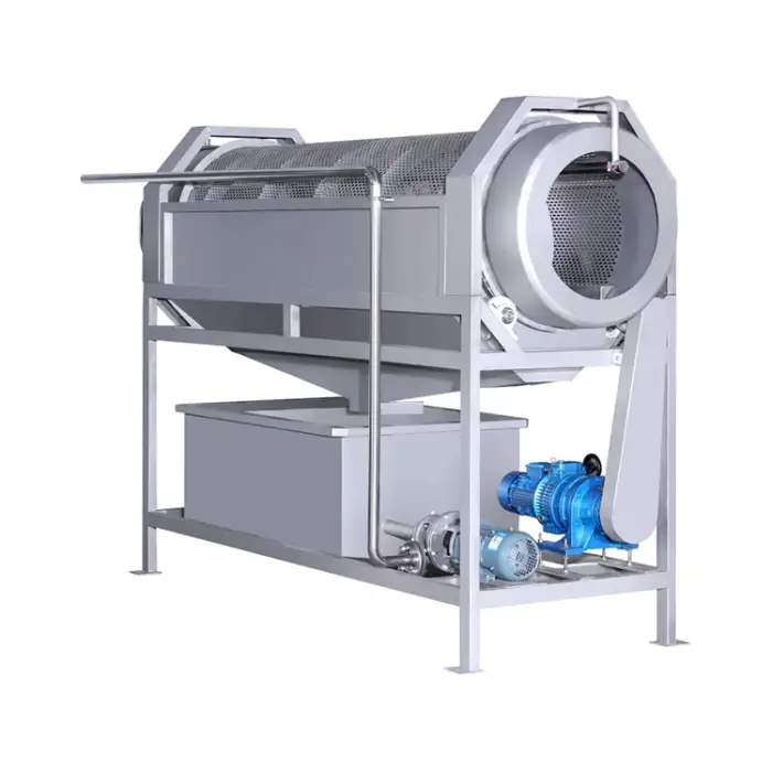 Efficient Mechanized Fruit And Vegetable Food Multifunctional Processing Drum Washing Machine