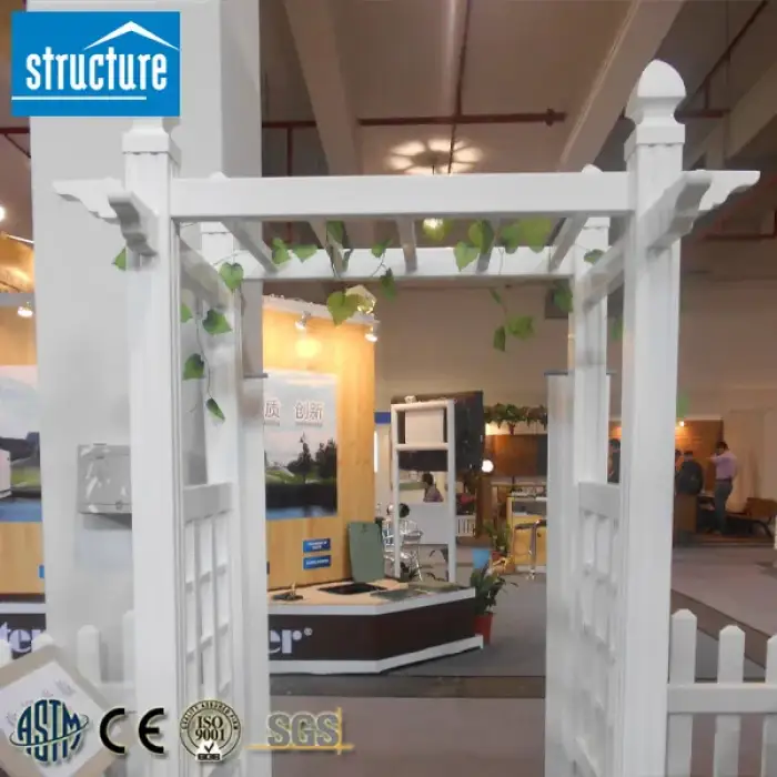 Outdoor Waterproof Plastic PVC Garden Pegola