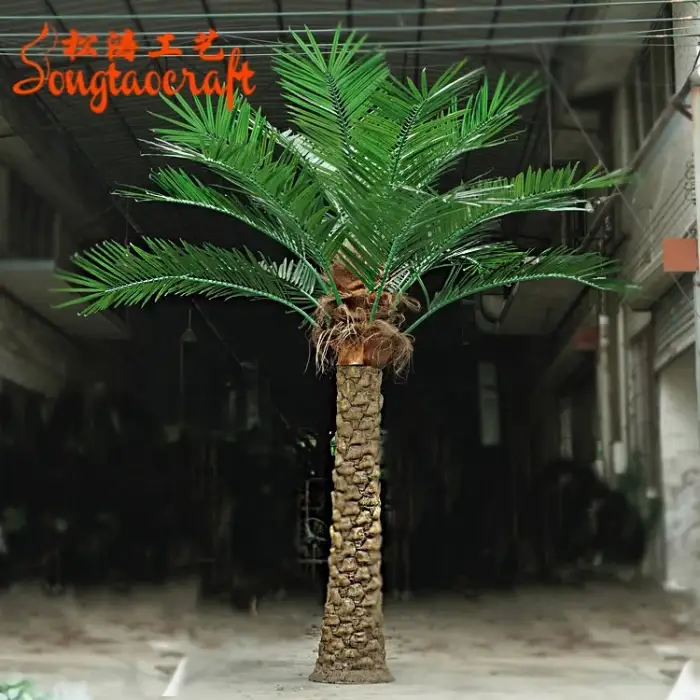 songtao Enchanted Garden Landscaping Forest Decor Outdoor Trees Life Size Artificial Palm Tree