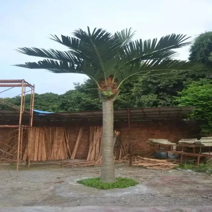 songtao Enchanted Garden Landscaping Forest Decor Outdoor Trees Life Size Artificial Palm Tree