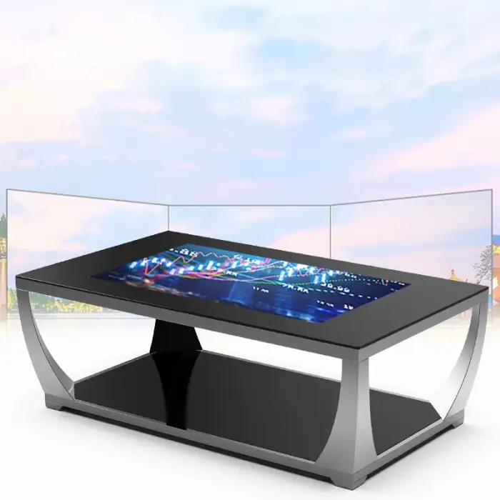 Custom home smart touch coffee table  screen