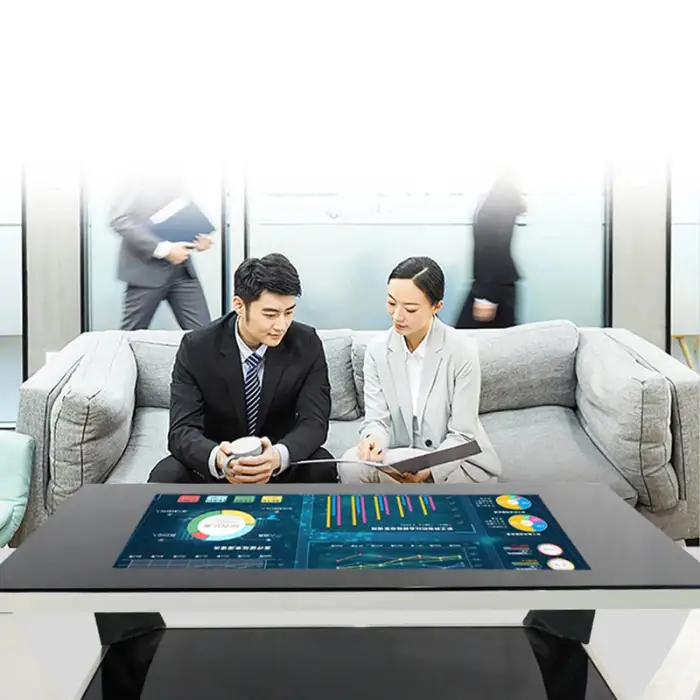 Custom home smart touch coffee table  screen