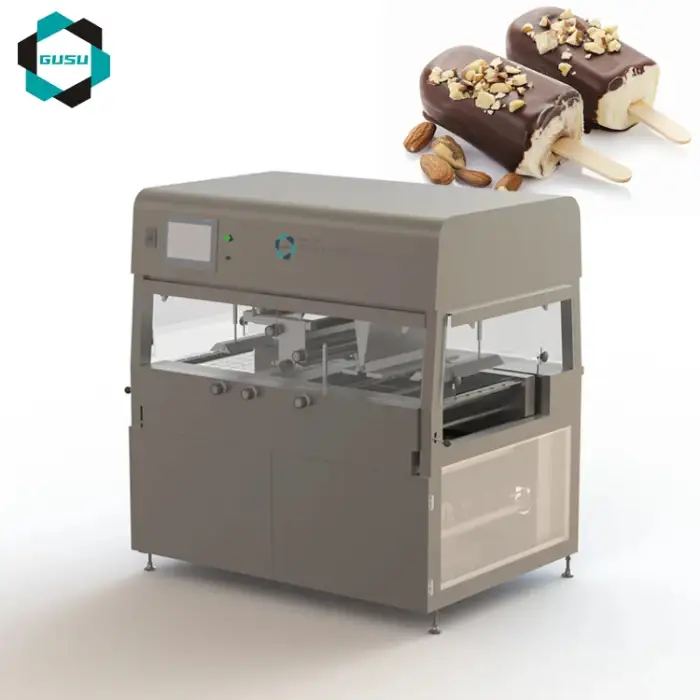 Automatic Multifunctional Chocolate Coating Machine With Cooling Tunnel