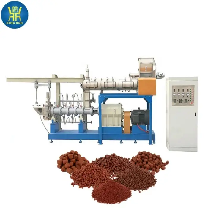 Sinking and Floating fish feed extruder machine For animal food processing