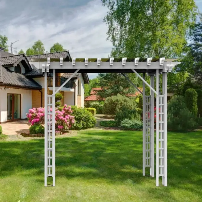 Fentech decorative outdoor PVC garden Arbor