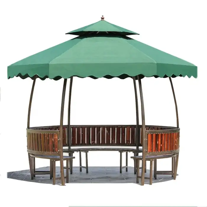 gazebos wood garden aluminum Furniture outdoor gazebos pavilions for sale octagon garden gazebo with seating outside pavilions