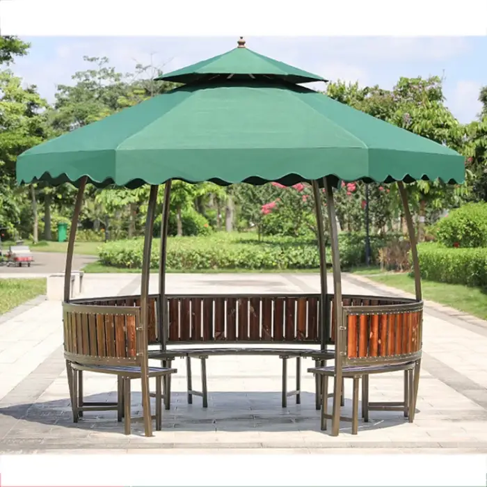 gazebos wood garden aluminum Furniture outdoor gazebos pavilions for sale octagon garden gazebo with seating outside pavilions