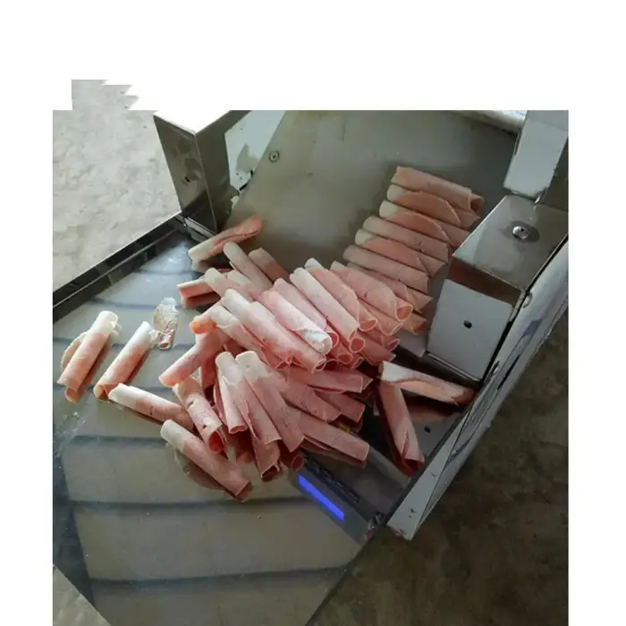 Better Automatic mutton 2 rolls Big model sheep meat slicing machine