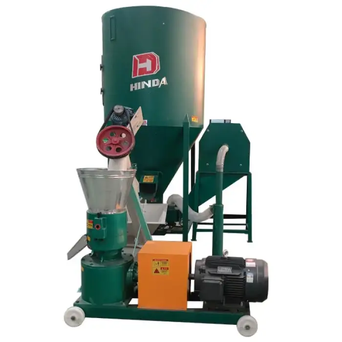 Concentrate mill + pellet machine all kinds of animal feed production line